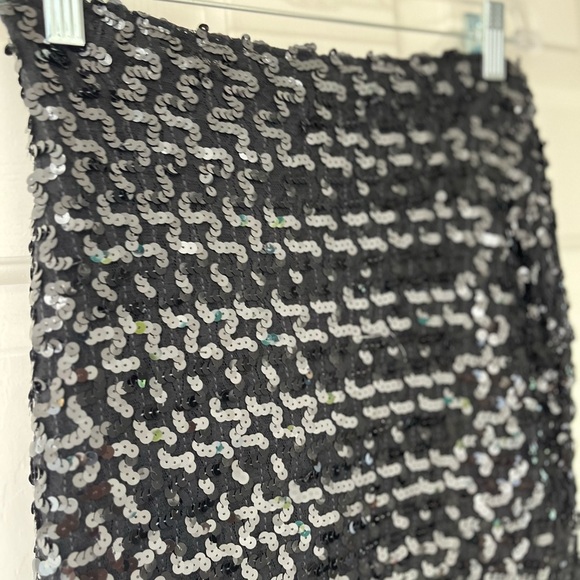 Vintage Black 80s 90s Mini Skirt S Canadian Made - Picture 5 of 15